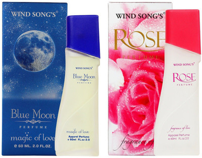 

Windsong's Unisex Apparel Perfume Rose , Blue Moon Magic of Love 60ml (Pack of 2) Perfume - 120 ml(For Men & Women)