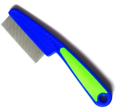 

DOUGE COUTURE Toothed Flea Comb Cleaning Grooming Brush Hair Tool, Sky color may vary Basic Comb for Dog