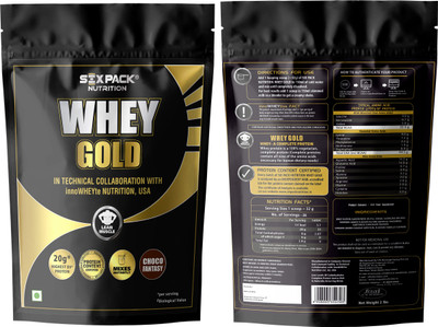 

SIX PACK NUTRITION Six Pack Nutrition Whey Gold - 2 lb (Choco Fantasy) Whey Protein(560 g, Choco Fantasy)