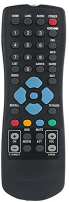 

MASE Compatible Remote With Sundirect DTH Standard Defination Remote Controller(Black)