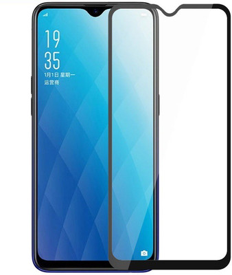 SMARTCASE Edge To Edge Tempered Glass for OPPO K1(Pack of 1)