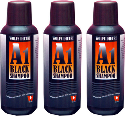 

Dr. Wellmans A1 BLACK SHAMPOO WITH GOODNESS OF ARNICA,AMLA & SHIKAKAI(PACK OF 3)(450 ml)