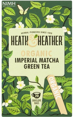 

Heath & Heather Organic Imperial Matcha Green tea 40g Unflavoured Matcha Tea Bags(40 g, Box)