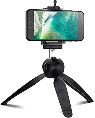 

WEBSTER -228 Mobile Stand Tripod selfie stick AP543 Mini Tripod with 360° Rotating Ball Head and Mobile Holder Mount for All Smartphones and SLR/Digital Camera Tripod(Black, Supports Up to 1000 g)