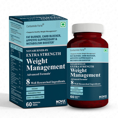 

Carbamide Forte Thermogenic Fat Burner with Garcina Cambogia, Green Coffee for Weight Management(60 No)