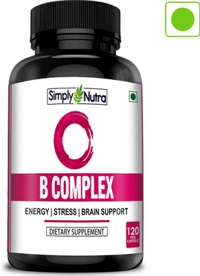 

Simply Nutra Vitamin B Complex Vitamins - 120 Veg Capsules(120 No)
