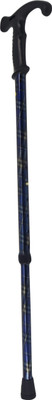 

Mopi High Grade Height Adjustable -Pack of 1 (Blue Check Pattern) Walking Stick