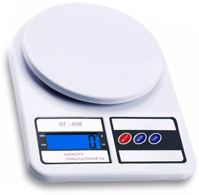 

Rorian Electronic Digital 10 Kg Weight Scale Lcd Kitchen Weight Scale Machine Measure for measuring fruits,Spice,Food,Vegetable Weighing Scale(White)
