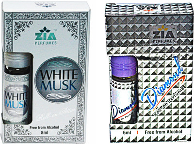 

Zia WHITE MUSK & DIAMOND Special Malaysian Edition Floral Attar(White Water Lily)
