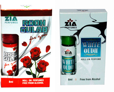 

Zia ROOH GULAB & WHITE OUDH Special Malaysian Edition Floral Attar(Rose)