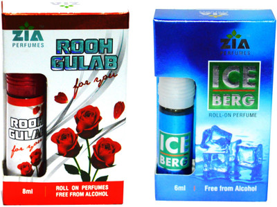 

Zia ROOH GULAB & ICE BERG Special Malaysian Edition Floral Attar(Rose)