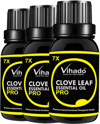 

VIHADO New Clove Essential Oil 7x Pro 100% Pure Natural for Hair and Skin (20 ml) (pack of 3)(20 ml)