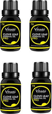 

VIHADO New Clove Essential Oil, 7x Pro 100% Pure, Natural & Undiluted (20 ml) (Pack of 4)(20 ml)