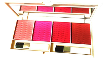 

Miss Gold face glow blusher palette 4 shade(pink)