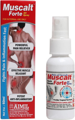 

Aimil Muscalt Forte Oil Spray For Joints And Muscles Spray(30 ml)