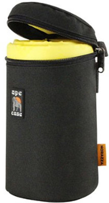 

Apecase ACLC12 Zippered Adjustable or Attachable Large Case for Lenses (Black/Yellow) Camera Bag(Yellow)
