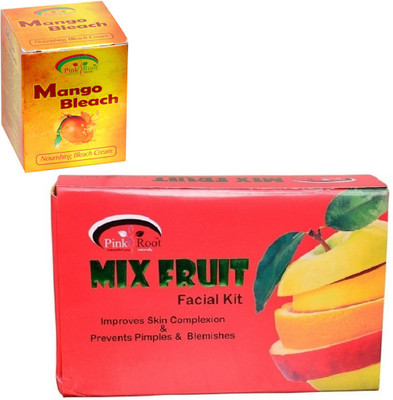 

Pink Root MIX FRUIT KIT 83GM WITH MANGO BLEACH 50GM(Set of 2)