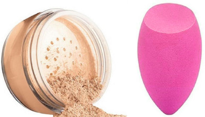 

tanvi27 new oil free mineral rich light crystal face powder(Set of 2)
