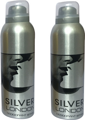 

LONDON SILVER ( PACK OF 2) Deodorant Spray - For Men & Women(200 ml, Pack of 2)