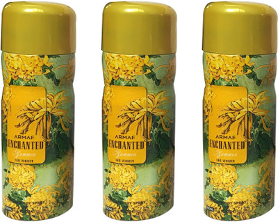 

Armaf ENCHANTED SUMMER (PACK OF 3) Body Spray - For Women(200 ml, Pack of 3)