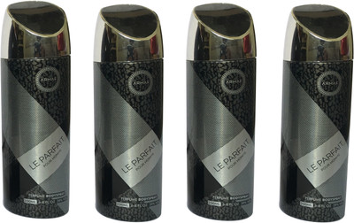 

Armaf LE PARFAIT (PACK OF 4) Body Spray - For Men(200 ml, Pack of 4)
