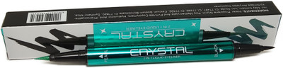 

EYEBLINK 2 IN 1 M@LI@O*CRYSTAL*EYELINER WATER PROOF EYELINER(BLUE/BLACK) 1.5 g(GREEN GLITTER, BLACK)
