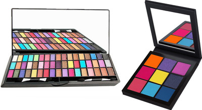 

volo H Beauty - 21 18 Pigmented Eye Shadow, (10 Matte, 8 Shimmer) Velvet Texture Long Stay Eye Shadow 51 g(Red,Pink,Orange,Blue,Purple,Green,Sky Blue,Black,Coffee,Chocolate,Navy Blue,Baby Pink.)