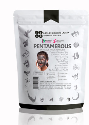 

Heilen Biopharm Activated Charcoal, Bentonite, Kaolin, Zinc Oxide & Calamine Powder for Face Pack(200 g)