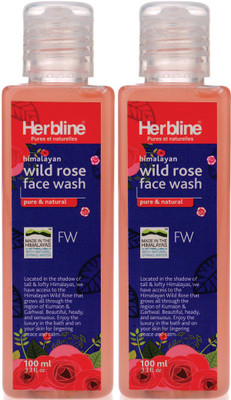 

Herbline Wild Rose Face Wash 100ml-Pack Of-2 Face Wash(100 ml)