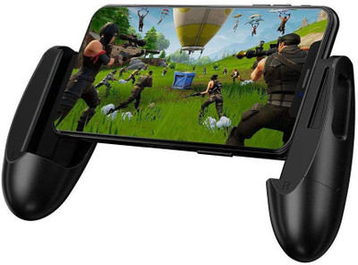 

LIFEMUSIC Smartphone Game Clutch Game Remote Handle Adjustable Game Holder Stand Universal Mobile Hand Grip for 4.5-6.5 Inch Mobile Phone Gamepad(Black, For Android, iOS)