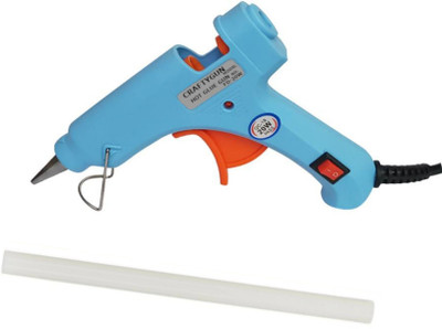 CRAFTYGUN SKY BLUE MINI 20 WATT - 1 GLUE STICKS OF 7MM SIZE Standard Temperature Corded Glue Gun(7 mm)