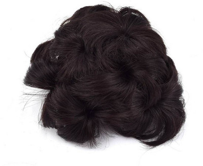 CRIBE Funky Cluther Natural Black Juda Hair Bun(Black)