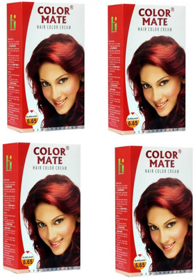 

Color Mate Hair Cream Hair Color(Burgundy)