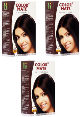 

Color Mate Hair Cream Hair Color(Dark Brown)