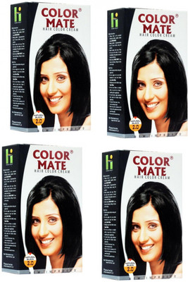 

Color Mate Hair Cream Hair Color(Natural Black)