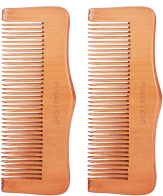 

Purav Light Wooden Hair Comb