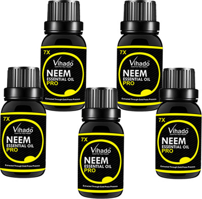 

VIHADO 100% pure and natural Neem Oil 7x Pro (25 ml) (pack of 5) Hair Oil(25 ml)