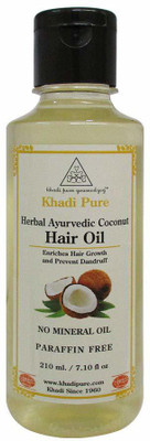 

Khadi Pure Herbal Ayurvedic Coconut Hair Oil(210 ml)