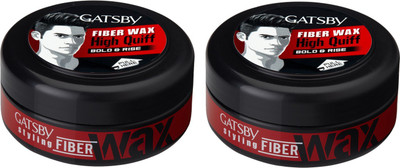

Gatsby Hair Styling Fiber Wax Bold & Rise 75g (Pack of 2) Hair Wax(150 g)