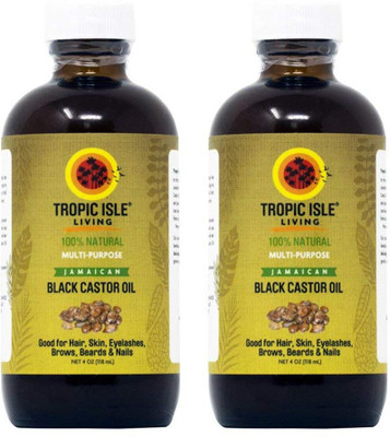 

Tropic Isle Living Jamaican Black Castor Oil 4oz (Pack of 2)(0.5 g)