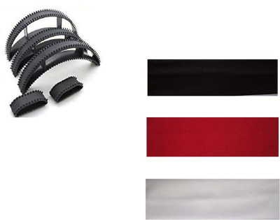 

S R Enterprises hair head band red balck and white and bumpits puff maker [pack of 8pcs] 8 hair hold Hair Volumizer hair bumpit hair cottan band(1 g)