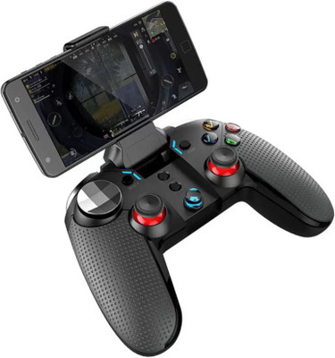 

PTCMart PG-9099 Wireless Bluetooth Dual Motor Turbo Gamepad Gaming Controller Joystick for Windows Android Phone Joystick(Black, For PC)