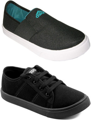 

Asian Boys Slip on Sneakers(Multicolor