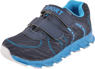 

Yellow Bee Boys Velcro Sneakers(Dark Blue