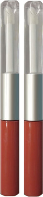Gabbu 2 IN 1 MATTE LIPGLOSS & LIPSTICK(NUDE BEIGE, TRANSPARENT)