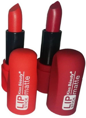 

Kiss Beauty Matte Lipstick Set of 2 (Multi color)(multi color)