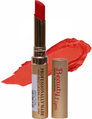 

Butter Lips Non Transfer Pure Matte waterproof Beauty lips(Red Orange)