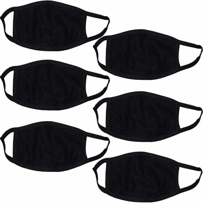 

MAAHI ENTERPRISES MAAHI Dust Anti Pollution Protect Face Mask Mouth & Nose Respirator (Pack Of 6) Black MAAHI 38 Mask and Respirator
