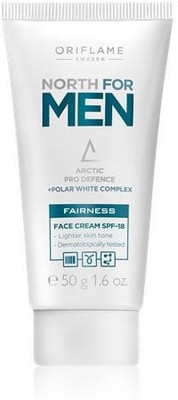 

Oriflame NORTH FOR MEN FAIRNESS FACE CREAM ARCTIC PRO DEFENCE +POLAR WHITE COMPLEX SPF-18(50 g)