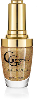 

Gorgeous Girl Glossy Nail Lacquer NP 20 Gold Glitter